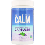 <img alt="Natural Vitality, Calm, Magnesium Glycinate Capsules, 180 Vegetarian Capsules" title="Natural Vitality, Calm, Magnesium Glycinate Capsules, 180 Vegetarian Capsules,875534002932"