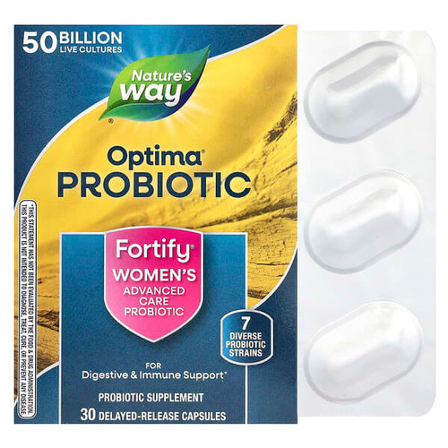 <img alt="Natures Way, Optima Probiotic, Fortify Womens Advanced Care Probiotic, 50 Billion, 30 Delayed Release Capsules" title="Natures Way, Optima Probiotic, Fortify Womens Advanced Care Probiotic, 50 Billion, 30 Delayed Release Capsules,033674103364"