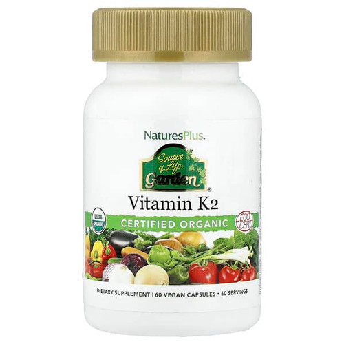 <img alt="NaturesPlus, Source of Life Garden, Vitamin K2, 60 Vegan Capsules" title="NaturesPlus, Source of Life Garden, Vitamin K2, 60 Vegan Capsules,097467307377"