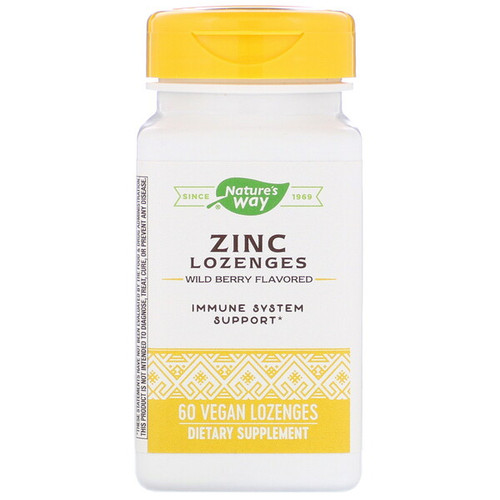 <img alt="Natures Way, Zinc Lozenges, Wild Berry Flavored, 60 Lozenges" title="Natures Way, Zinc Lozenges, Wild Berry Flavored, 60 Lozenges,033674410929"