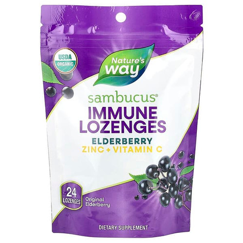 <img alt="Natures Way, Sambucus Elderberry, Immune Lozenges, Original Elderberry, 24 Lozenges" title="Natures Way, Sambucus Elderberry, Immune Lozenges, Original Elderberry, 24 Lozenges,033674102206"