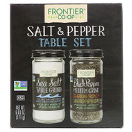 <img alt="Frontier Natural Products, Salt & Pepper Table Set, 6.03 oz (171 g)" title="Frontier Natural Products, Salt & Pepper Table Set, 6.03 oz (171 g),089836196200"