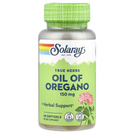 <img alt="Solaray, True Herbs, Oil of Oregano, 150 mg, 60 Softgels" title="Solaray, True Herbs, Oil of Oregano, 150 mg, 60 Softgels,076280082524"