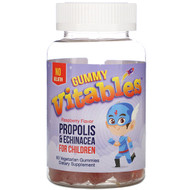 <img alt="Vitables, Gummy Propolis & Echinacea for Children, No Gelatin, Raspberry Flavor, 60 Vegetarian Gummies" title="Vitables, Gummy Propolis & Echinacea for Children, No Gelatin, Raspberry Flavor, 60 Vegetarian Gummies,898220014392"