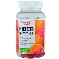 Yum-Vs, Fiber Gummies, Great Fruit Flavor, 90 Gummies