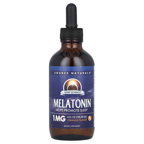 <img alt="Source Naturals, Sleep Science, Melatonin, Orange, 1 mg, 4 fl oz (118.28 ml)" title="Source Naturals, Sleep Science, Melatonin, Orange, 1 mg, 4 fl oz (118.28 ml),021078000877"
