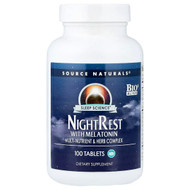 <img alt="Source Naturals, Sleep Science, NightRest With Melatonin, 100 Tablets" title="Source Naturals, Sleep Science, NightRest With Melatonin, 100 Tablets,021078003588"
