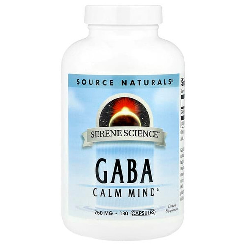 <img alt="Source Naturals, Serene Science, GABA, 750 mg, 180 Capsules" title="Source Naturals, Serene Science, GABA, 750 mg, 180 Capsules,021078017080"