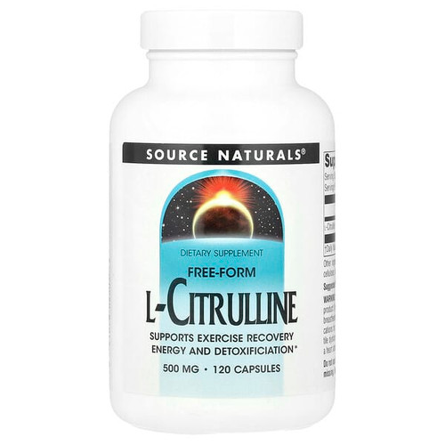 <img alt="Source Naturals, L-Citrulline, 500 mg, 120 Capsules" title="Source Naturals, L-Citrulline, 500 mg, 120 Capsules,021078020059"
