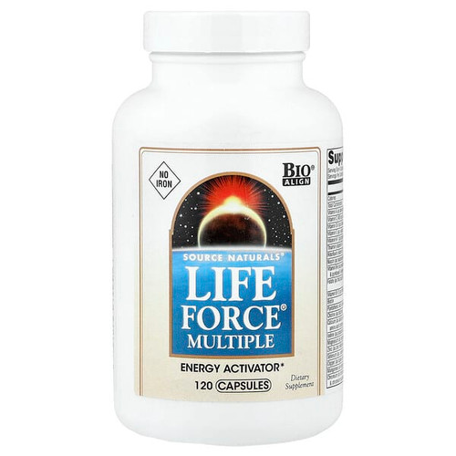 <img alt="Source Naturals, Life Force Multiple, No Iron, 120 Capsules" title="Source Naturals, Life Force Multiple, No Iron, 120 Capsules,021078014911"
