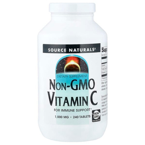 <img alt="Source Naturals, Non-GMO Vitamin C, 1,000 mg, 240 Tablets" title="Source Naturals, Non-GMO Vitamin C, 1,000 mg, 240 Tablets,021078026280"