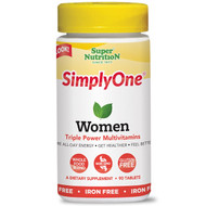 <img alt="Super Nutrition, SimplyOne, Women Triple Power Multivitamins, Iron-Free, 90 Tablets" title="Super Nutrition, SimplyOne, Women Triple Power Multivitamins, Iron-Free, 90 Tablets,033739002199"
