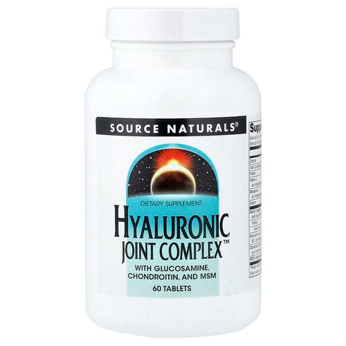 <img alt="Source Naturals, Hyaluronic Joint Complex, 60 Tablets" title="Source Naturals, Hyaluronic Joint Complex, 60 Tablets,021078018933"