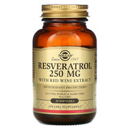 <img alt="Solgar, Resveratrol, 250 mg, 30 Softgels" title="Solgar, Resveratrol, 250 mg, 30 Softgels,033984023369"