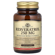 <img alt="Solgar, Resveratrol With Red Wine Extract, 30 Softgels" title="Solgar, Resveratrol With Red Wine Extract, 30 Softgels,033984023369"