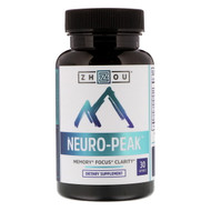 <img alt="Zhou Nutrition, Neuro-Peak, 30 Capsules" title="Zhou Nutrition, Neuro-Peak, 30 Capsules,859805006263"