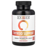 <img alt="Zhou Nutrition, Thyroid Support with Iodine, 60 Veggie Capsules" title="Zhou Nutrition, Thyroid Support with Iodine, 60 Veggie Capsules,859805006355"
