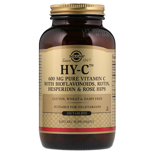<img alt="Solgar, HY-C, 250 Tablets" title="Solgar, HY-C, 250 Tablets,033984014428"
