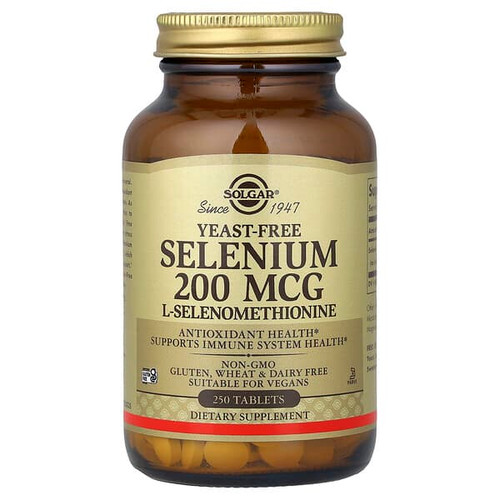 <img alt="Solgar, Selenium, Yeast-Free, 200 mcg, 250 Tablets" title="Solgar, Selenium, Yeast-Free, 200 mcg, 250 Tablets,033984025585"