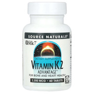 <img alt="Source Naturals, Vitamin K2, 60 Tablets" title="Source Naturals, Vitamin K2, 60 Tablets,021078027102"