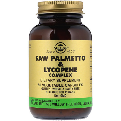 <img alt="Solgar, Saw Palmetto & Lycopene Complex, 50 Vegetable Capsules" title="Solgar, Saw Palmetto & Lycopene Complex, 50 Vegetable Capsules,033984040243"