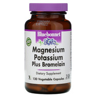 <img alt="Bluebonnet Nutrition, Magnesium Potassium Plus Bromelain, 120 Vcaps" title="Bluebonnet Nutrition, Magnesium Potassium Plus Bromelain, 120 Vcaps,743715007338"