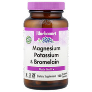 <img alt="Bluebonnet Nutrition, Magnesium Potassium & Bromelain, 120 Vegetable Capsules" title="Bluebonnet Nutrition, Magnesium Potassium & Bromelain, 120 Vegetable Capsules,743715007338"