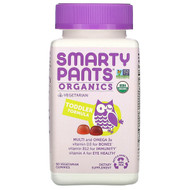 <img alt="SmartyPants, Organics, Toddler Complete, 60 Vegetarian Gummies" title="SmartyPants, Organics, Toddler Complete, 60 Vegetarian Gummies,817053020875"