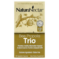 <img alt="NaturaNectar, Bee Propolis Trio, 60 Vegetable Capsules" title="NaturaNectar, Bee Propolis Trio, 60 Vegetable Capsules,837654326558"