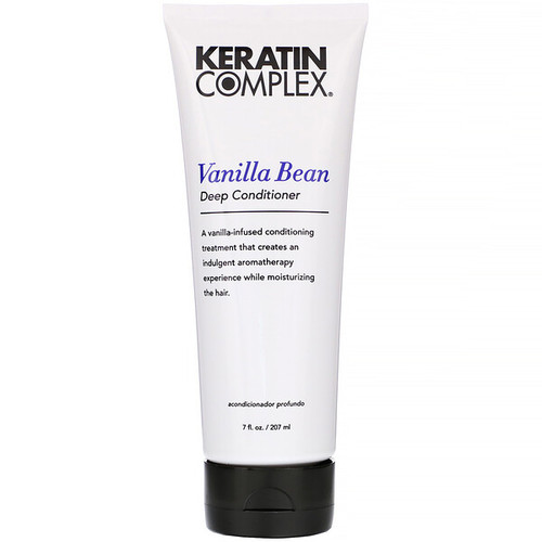 <img alt="Keratin Complex, Vanilla Bean Deep Conditioner, 7 fl oz (207 ml)" title="Keratin Complex, Vanilla Bean Deep Conditioner, 7 fl oz (207 ml),810569032233"