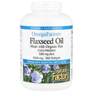 <img alt="Natural Factors, OmegaFactors, Flaxseed Oil, 1,000 mg, 360 Softgels" title="Natural Factors, OmegaFactors, Flaxseed Oil, 1,000 mg, 360 Softgels,068958022123"