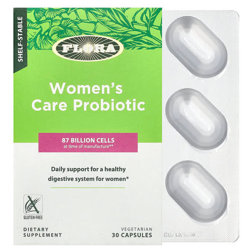 <img alt="Flora, Womens Care Probiotic, 87 Billion CFU, 30 Vegetarian Capsules" title="Flora, Womens Care Probiotic, 87 Billion CFU, 30 Vegetarian Capsules,061998626023"