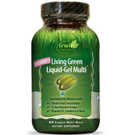 <img alt="Irwin Naturals, Womens Living Green Liquid-Gel Multi, 90 Liquid Soft-Gels" title="Irwin Naturals, Womens Living Green Liquid-Gel Multi, 90 Liquid Soft-Gels,710363566883"