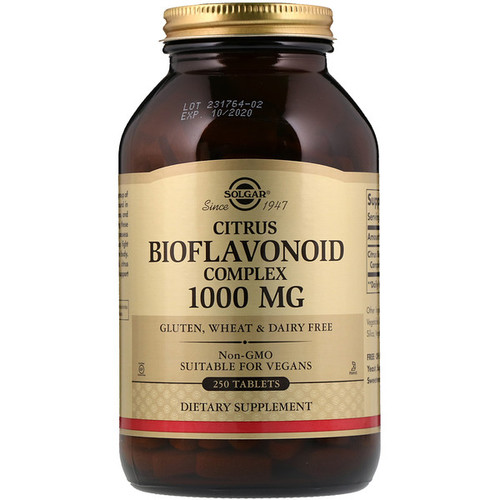 <img alt="Solgar, Citrus Bioflavonoid Complex, 1,000 mg, 250 Tablets" title="Solgar, Citrus Bioflavonoid Complex, 1,000 mg, 250 Tablets,033984009219"