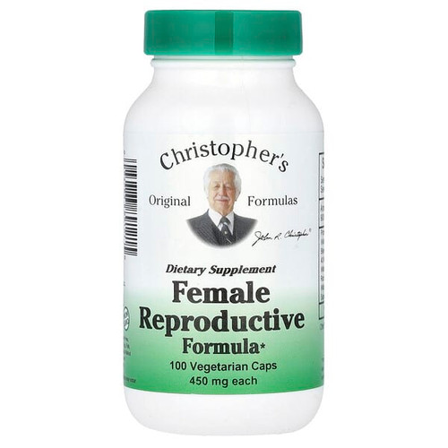 <img alt="Christophers Original Formulas, Female Reproductive Formula, 100 Vegetarian Caps" title="Christophers Original Formulas, Female Reproductive Formula, 100 Vegetarian Caps,084783891215"