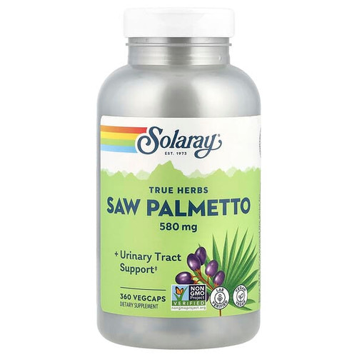<img alt="Solaray, True Herbs, Saw Palmetto, 580 mg, 360 VegCaps" title="Solaray, True Herbs, Saw Palmetto, 580 mg, 360 VegCaps,076280015522"