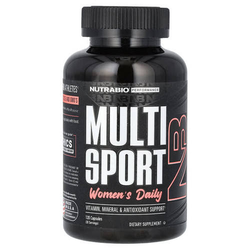 <img alt="NutraBio, MultiSport Womens Daily, 120 Capsules" title="NutraBio, MultiSport Womens Daily, 120 Capsules,649908257361"