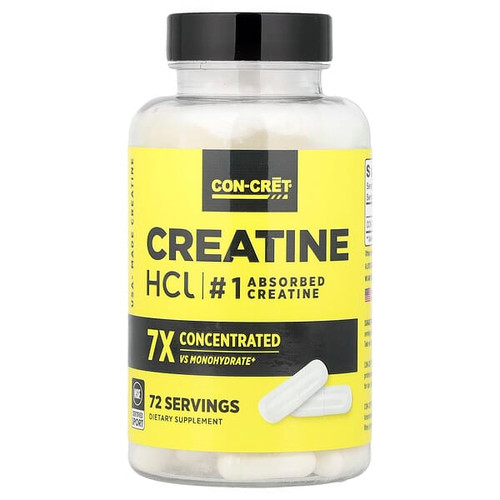 <img alt="Con-Cret, Creatine HCl, 72 Capsules (750 mg per Capsule)" title="Con-Cret, Creatine HCl, 72 Capsules (750 mg per Capsule),682676710720"