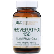 <img alt="Gaia Herbs Professional Solutions, Resveratrol 150, 50 Liquid-Filled Capsules" title="Gaia Herbs Professional Solutions, Resveratrol 150, 50 Liquid-Filled Capsules,751063996778"