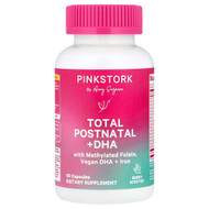 <img alt="Pink Stork, Total Postnatal + DHA, Berry, 60 Capsules" title="Pink Stork, Total Postnatal + DHA, Berry, 60 Capsules,851204007735"