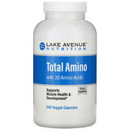 <img alt="Lake Avenue Nutrition, Total Amino, 240 Veggie Capsules" title="Lake Avenue Nutrition, Total Amino, 240 Veggie Capsules,898220015252"