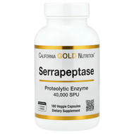 <img alt="California Gold Nutrition, Serrapeptase, Proteolytic Enzyme, 40,000 SPUs, 180 Veggie Capsules" title="California Gold Nutrition, Serrapeptase, Proteolytic Enzyme, 40,000 SPUs, 180 Veggie Capsules,898220015740"