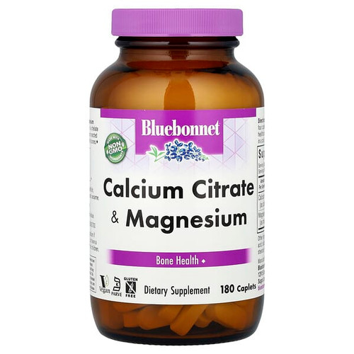<img alt="Bluebonnet Nutrition, Calcium Citrate & Magnesium, 180 Caplets" title="Bluebonnet Nutrition, Calcium Citrate & Magnesium, 180 Caplets,743715007185"