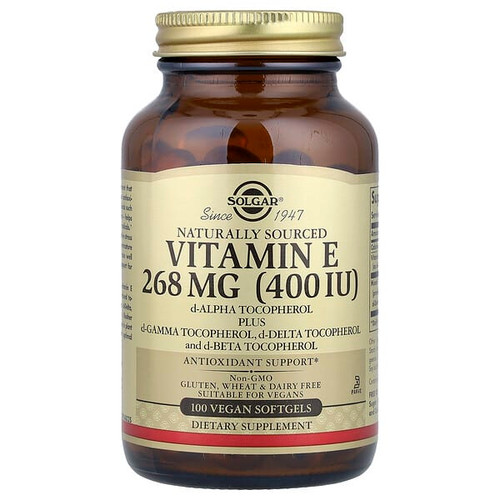 <img alt="Solgar, Vitamin E, 268 mg (400 IU), 100 Vegan Softgels" title="Solgar, Vitamin E, 268 mg (400 IU), 100 Vegan Softgels,033984035478"