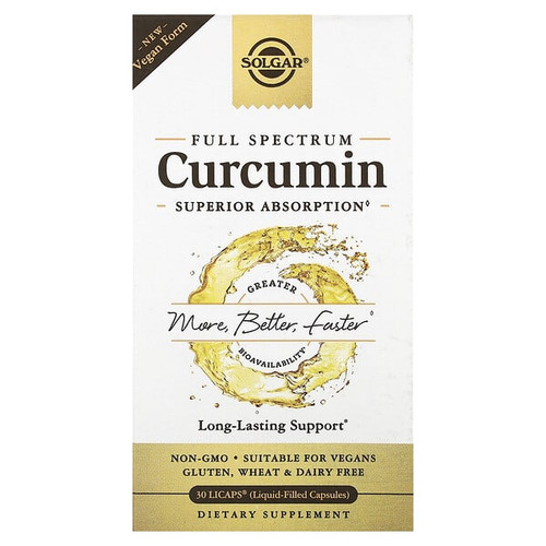 <img alt="Solgar, Full Spectrum Curcumin, 30 LiCaps" title="Solgar, Full Spectrum Curcumin, 30 LiCaps,033984595972"