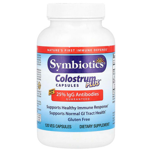<img alt="Symbiotics, Colostrum Plus, 120 Veg Capsules" title="Symbiotics, Colostrum Plus, 120 Veg Capsules,647303040038"