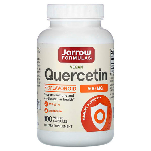 <img alt="Jarrow Formulas, Vegan Quercetin, 500 mg, 100  Veggie Capsules" title="Jarrow Formulas, Vegan Quercetin, 500 mg, 100  Veggie Capsules,790011140160"
