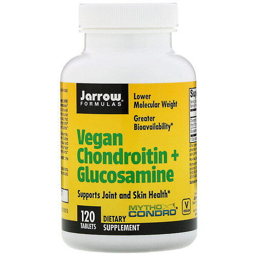 <img alt="Jarrow Formulas, Vegan Chondroitin + Glucosamine, 120 Tablets" title="Jarrow Formulas, Vegan Chondroitin + Glucosamine, 120 Tablets,790011190264"