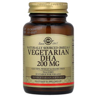 <img alt="Solgar, Naturally Sourced Omega-3, Vegetarian DHA, 200 mg, 50 Vegetarian Softgels" title="Solgar, Naturally Sourced Omega-3, Vegetarian DHA, 200 mg, 50 Vegetarian Softgels,033984348455"