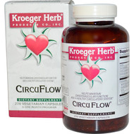 <img alt="Kroeger Herb Co, CircuFlow, 270 Veggie Caps" title="Kroeger Herb Co, CircuFlow, 270 Veggie Caps,696916100158"